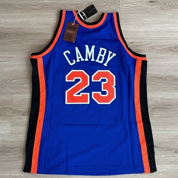 Marcus Camby New York Knicks Mitchell & Ness 1998-99 Hardwood Classics Swingman - Picture 7 of 7